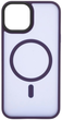 Панель Evelatus Hybrid Case With MagSafe PC+TPU для Apple iPhone 14 Deep Purple (4752192082833) - зображення 1