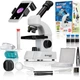 Микроскоп Bresser Junior 40x-640x с набором для опытов и адаптером для смартфона (8856000) 4730755 - изображение 1