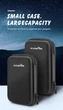 Захисний чохол ROCKETEK HDP01 2.5 HDD Hard drive cover enclosure power bank, small case Black - зображення 2