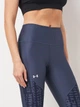Спортивные леггинсы для фитнеса женские Under Armour Tech Print Panel Ankle Leg 1386407-044 XS Серые (197778916890) - изображение 4