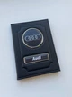 Шкіряна обкладинка для автодокументів з логотипом AUDI - зображення 1