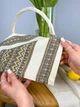 Великодній рушничок лляний для кошика Рандеву 45х30 см Коричневий - зображення 5