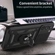 Протиударний броньований чохол із захистом камери для Samsung Galaxy S21 Armor Case Keysion black - изображение 14