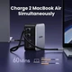 Зарядний пристрій 100W Ugreen X562 Nexode 4-Port Type C Charger, MacBook Pro/Air, iPhone 16/15/14, iPad Pro, Galaxy S24/S23, Pixel 8 Space Grey (35534) - зображення 5