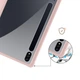 Чохол TPUCristal SlimTPU Spen holder для Samsung Galaxy Tab S10 Lite Світло-рожевий - зображення 5