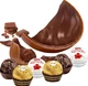 Пасхальный набор шоколадное яйцо и 6 конфет Ferrero Collection Milk Chocolate Egg 240г - изображение 3