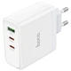 СЗУ Hoco N30 Glory PD65W+QC3.0 (1USB-A/2C) White - изображение 5