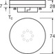 Набор светодиодных ламп OSRAM GX53 10W 960Lm 3000K 5 шт (4099854382017) - изображение 5