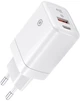 Сетевое зарядное устройство для Piko TC-PD332 USB Type-C QC3.0 PD3.0 33 Вт GaN White (1283126597794) - изображение 1