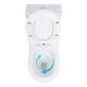 Унитаз-моноблок напольный Qtap Kolibri Ultra Quiet безободковый с сиденьем Soft-close WHITE QT10226380W - изображение 5