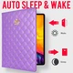 Чехол LuxuryFlip для Apple iPad Air 4 (10.9" экран) с короной Purple - изображение 3