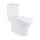 Унитаз-компакт Qtap Presto безободковый с сиденьем Soft-close QT24221217AW - изображение 1