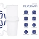 Унитаз-компакт Qtap Nando безободковый с сиденьем Soft-close QT12221222AW - изображение 3