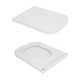 Унитаз-компакт Qtap Cardinal Ultra Quiet безободковый с сиденьем Soft-close QT04222168AUQ3W - изображение 8