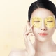 Патчі тканинні для очей IMAGES Golden Osmanthus Eye Mask, з екстрактом золотого османтуса, 80 шт - изображение 3