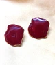 Серьги бижутерия Акцентные jeweston Бордовые - изображение 4