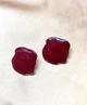 Серьги бижутерия Акцентные jeweston Бордовые - изображение 8