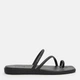 Жіночі шльопанці для пляжу Crocs Miami Toe Loop Sandal Blk 209862-001 41-42 (W10) 26 см Black (196265668762) - зображення 1