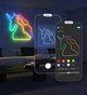 Стрічка світлодіодна розумна Govee H61D3 Neon Rope Light 2, 3м, RGBIC, WI-FI/Bluetooth, білий (651538) - зображення 4