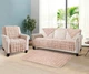 Мягкая накидка для дивана меховая Diana Textile, Розовый, 90х160 см, Искусственный мех - изображение 3