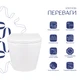 Унитаз подвесной Qtap Swan безободковый с сиденьем Soft-close QT16335178W - изображение 3