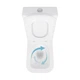 Унитаз-компакт Qtap Cardinal Ultra Quiet безободковый с сиденьем Soft-close QT04222168AUQ3W - изображение 7