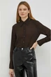 Сорочка Levi's Maeve Коричневий S A4571 0001 - изображение 1