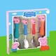 Набір дитячих столових приборів із нержавіючої сталі Peppa Pig 2 ложки та 2 вилки для дитини з ручкою у формі Свинки Пепи (102110643) - зображення 6