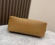 Женская брендовая кожаная сумочка Pr0822 коричневая - изображение 3