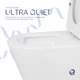 Унитаз напольный Qtap Swan Ultra Quiet с сидением Soft-close 640x360x835 мм QT16222182TW White - изображение 8