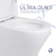 Унитаз напольный Qtap Virgo Ultra Quiet безободковый с сиденьем Soft-Close WHITE QT18226092AW - изображение 5