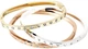 Набір браслетів Pierre Cardin "Trio Crystal Bangle" з кубічним цирконієм (3 шт.) - зображення 1