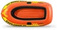 Надувная лодка с веслами Intex Explorer 58331 оранжевая для рыбалки и отдыха до 95 кг для взрослых и детей - изображение 2