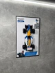 Арт Держатель Рамка на Стену 50x30 см. для Вашего Конструктора Icons Williams Racing FW14B Nigel Mansell Найджел Менселл (10353) с дополнительным креплением для мини-фигурки - изображение 12