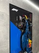 Арт Держатель Рамка на Стену 80x50 см. для Фирменного Конструктора Technic F1 Oracle Red Bull Racing RB20 (42206) Ред Булл Формула 1 Сезон 2024 - Type-D - изображение 8