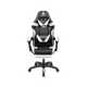 Ігрове Геймерське Крісло Kruger&Matz GX-150 чорно-біле KM0790-BW - изображение 3