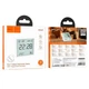 Термометр гігрометр годинник Hoco HX41 Indoor electronic clock with hygrothermometer - зображення 8