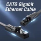Патч корд мережевий кабель LAN RJ45 Vention Six types gigabit ethernet Flat cable (1.5m, 1Gbps, САТ 6) - зображення 8