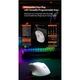 Ігрова миша комп'ютерна бездротова MEETION GW32 |2.4G+BT, 7 Keys, 8000dpi, 35-115h, RGB| white - зображення 11