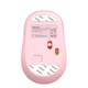 Мышь компьютерная безпроводная MEETION R571 |2.4G, 1000-1600dpi, 4keys, AA Battery| white-pink - изображение 5