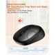 Мышь компьютерная безпроводная MEETION R571 |2.4G, 1000-1600dpi, 4keys, AA Battery| Black - изображение 5