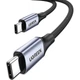 Кабель Ugreen Type-C to Type-C 2 м 240W 5A Gray - изображение 3