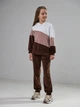 Детский спортивный костюм (худи + штаны) для девочки Tair 1182 98 см Шоколад (2100035660397) - изображение 1