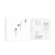 Бездротові навушники HOCO EW84 True wireless stereo headset, BT5.4, 35mAh, 300mAh, 6h, white - зображення 7