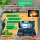 Пила акумуляторна ланцюгова з шиною 6 дюймів (15 см) і 2 акумуляторами 48V у кейсі Mini Electric Chain Saw, для обрізки дерев, кущів, гілок Чорна, 48V-RY - зображення 2
