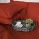 Простынь на резинке MirSon Satin Premium 0081 Terracotta 180x200 см (2200010929461) - изображение 1