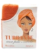 Рушник-тюрбан для сушіння волосся з мікрофібри Deliplus Dry Hair Turban Помаранчевий - зображення 1