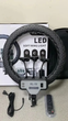 Професійна кільцева лампа RL-19 RGB LED на 48 см - зображення 3