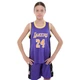 Форма баскетбольная детская NBA клуб Los Angeles Lakers 24 NB-Sport размер M 122-128 см цвет фиолетовый-желтый BA-9831 - изображение 1