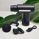 Перкуссионный массажный пистолет для тела Massage Gun вибромассажер для мышц черный - изображение 7